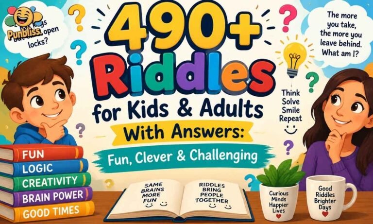 Riddles for Kids & Adults With Answers